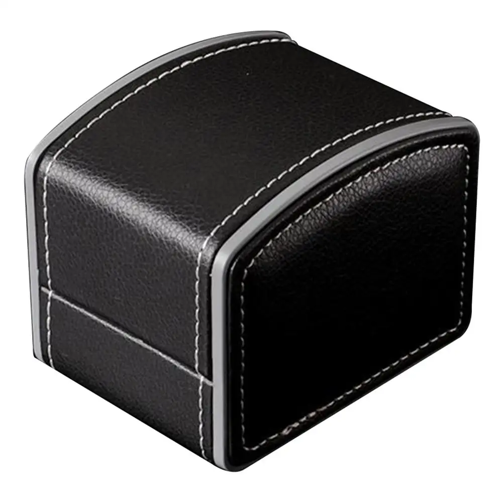 40%HOTJewelry Display Watch Box Portable Exquisite Artificial Leather Men\'s Watch Jewelry Box Storage Box