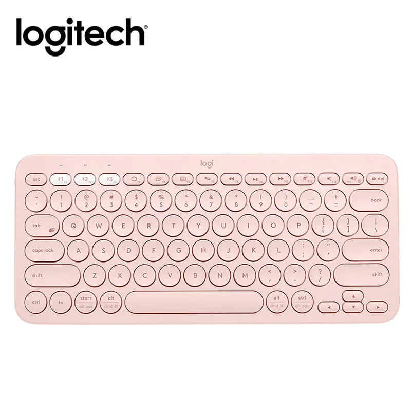 Logitech K380 Nirkabel Bluetooth Keyboard Portable Multi Perangkat Ponsel Apple Ipad Komputer Mac Ultra Tipis Bisu Keyboard