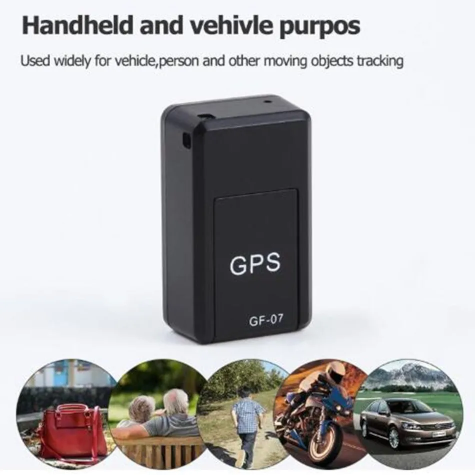 GF-07 Anti-theft Anti-lost Mini Gps Locator Monitor Positioning  Joined Google Maps Upload60 TCP GPRS GSM For Car Bag Elderly