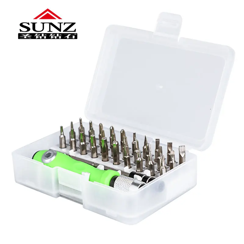 Mini-mini 32 in 1 precision set screwdriver multi-function screwdriver bit hand tool Mobile phone repair