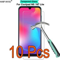 10 Pcs/Lot For Coolpad N5 / N7 Lite 9H Hardness 2.5D Ultra-thin Toughened Tempered Glass Film Screen Protector Guard