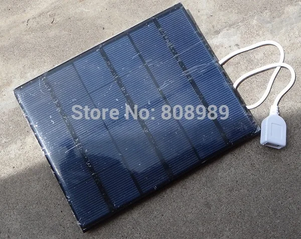 

3.5W 6V Solar Charger Solar Cell Polycrystalline Solar Panel Charger DIY Solar Mobile Charger Wholesale 10pcs/lot Free Shipping