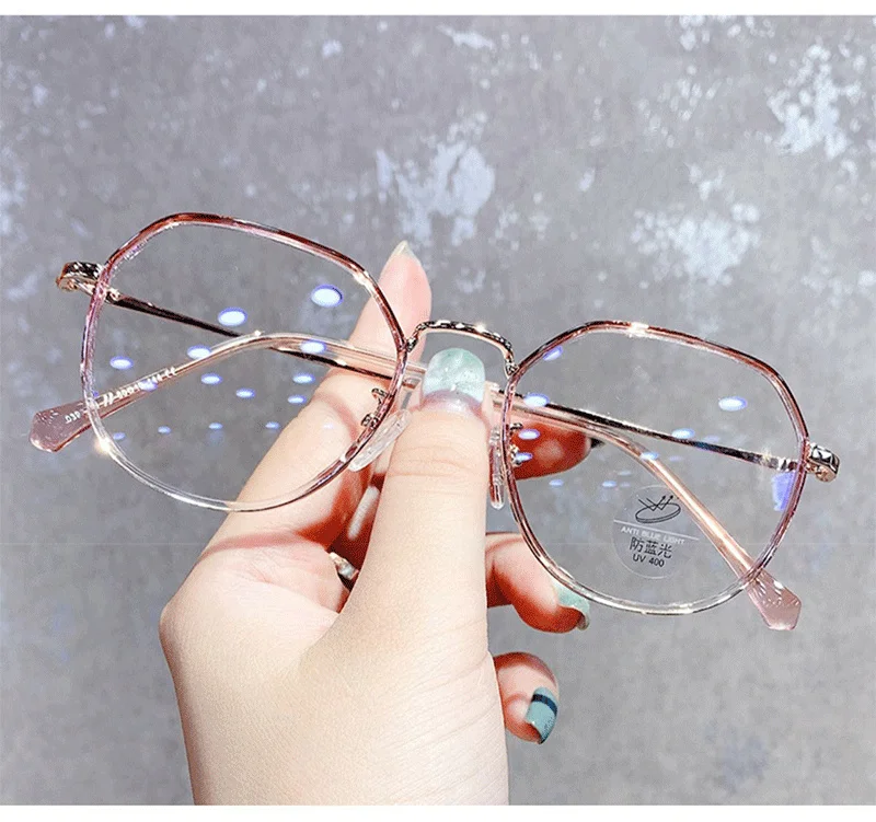 Finished Myopia Glasse Women With Minus Degree Round Nearsighted Eyewear Diopter -0.5 -0.75 -1.25 -1.5 -2.0 -2.5 -3.0 to -6