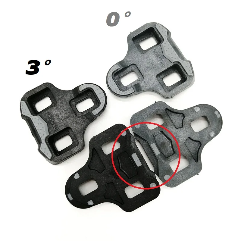 Zeray SP110 Cycling Road Pedal Cleat Set Protective Cover Self-locking Pedal Anti-slip Road Cleats Compatible Keo Road Pedal