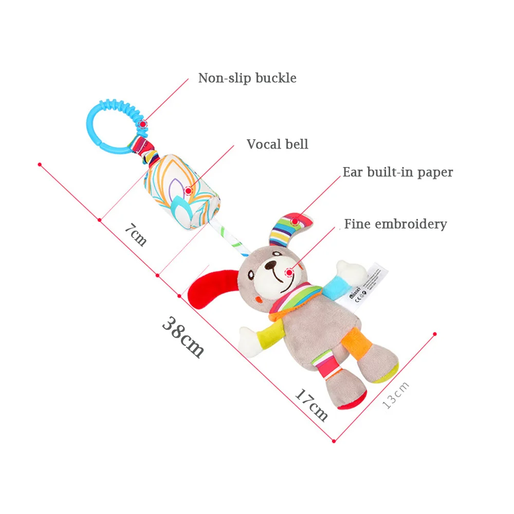 Hochet suspendu au lit pour enfant de 0 à 12 mois, jouet éducatif pour nouveau-né, poussette, Mobile, chariot, J0143