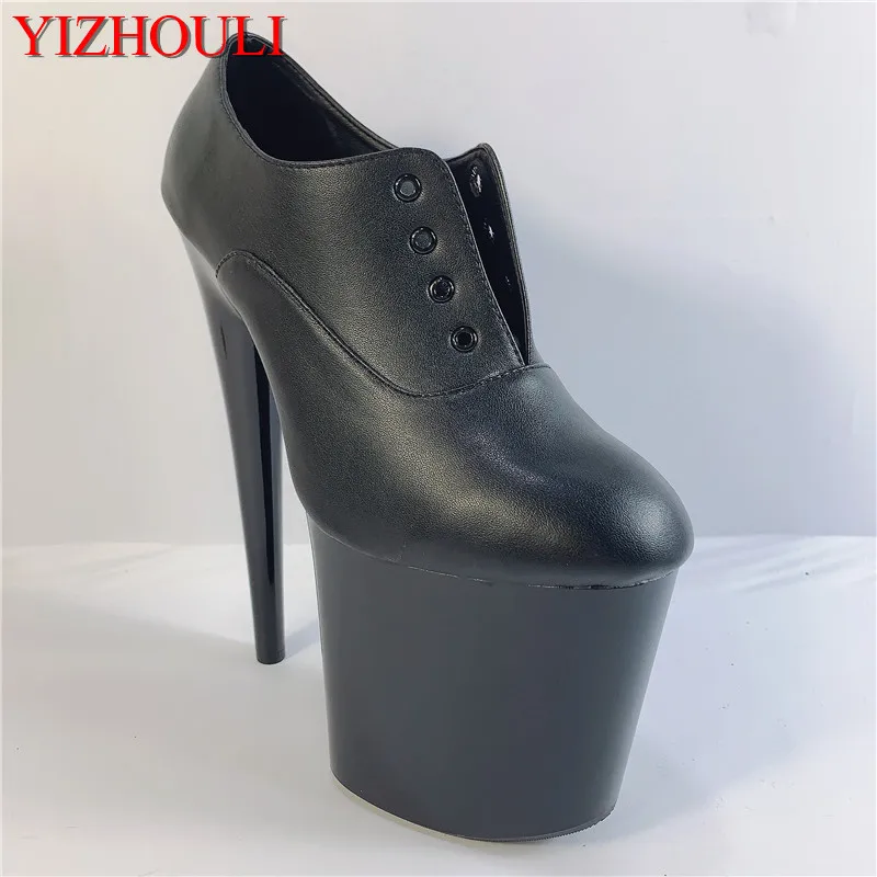 

women will be wearing platform shoes with rounded toes, high-heeled platform shoes and sexy 20cm pole Dance Shoes