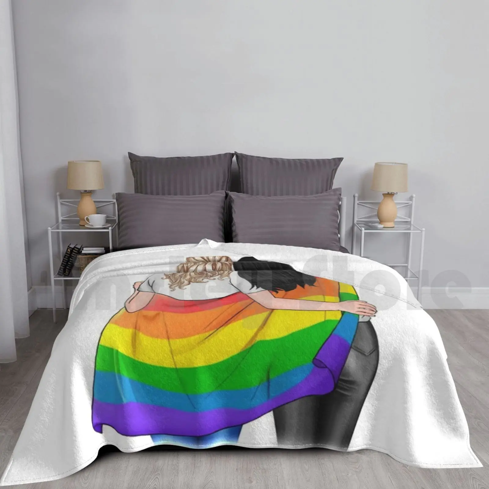 Proud Women Blanket Fashion Custom Pride Couple Womens Womens Supercorp Kara Danvers Lena Author Kara