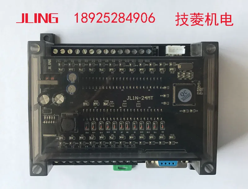 PLC FX1N-24MT يمكن مباشرة محرك الملف اللولبي صمام 12 الساعة في الساعة 12 خارج ، مستقيم النار