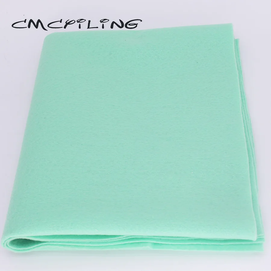 Pea Green Smooth High Density Soft Felt Fabric For Needlework DIY Sewing Dolls Crafts/Non-Woven/ Polyester Cloth 45cmx110cm