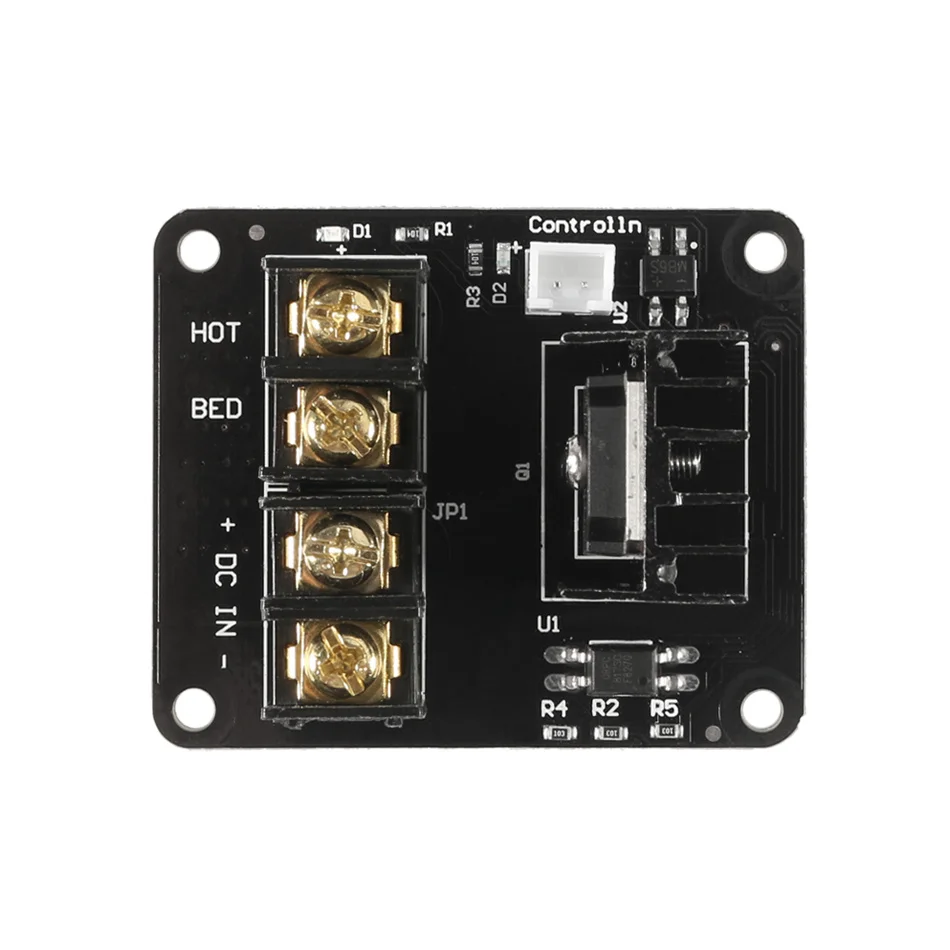1PCS 30A Mos Tube Heat Bed Power Module scheda di espansione Mos Tube Hotend sostituzione con cavi per parti della stampante 3D