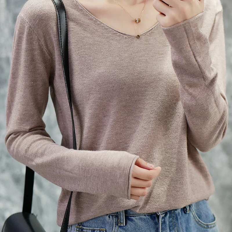 2020 The New Autumn And Winter woman sweaters V-neck Cashmere sweater pullover women All-match sweater Explosion