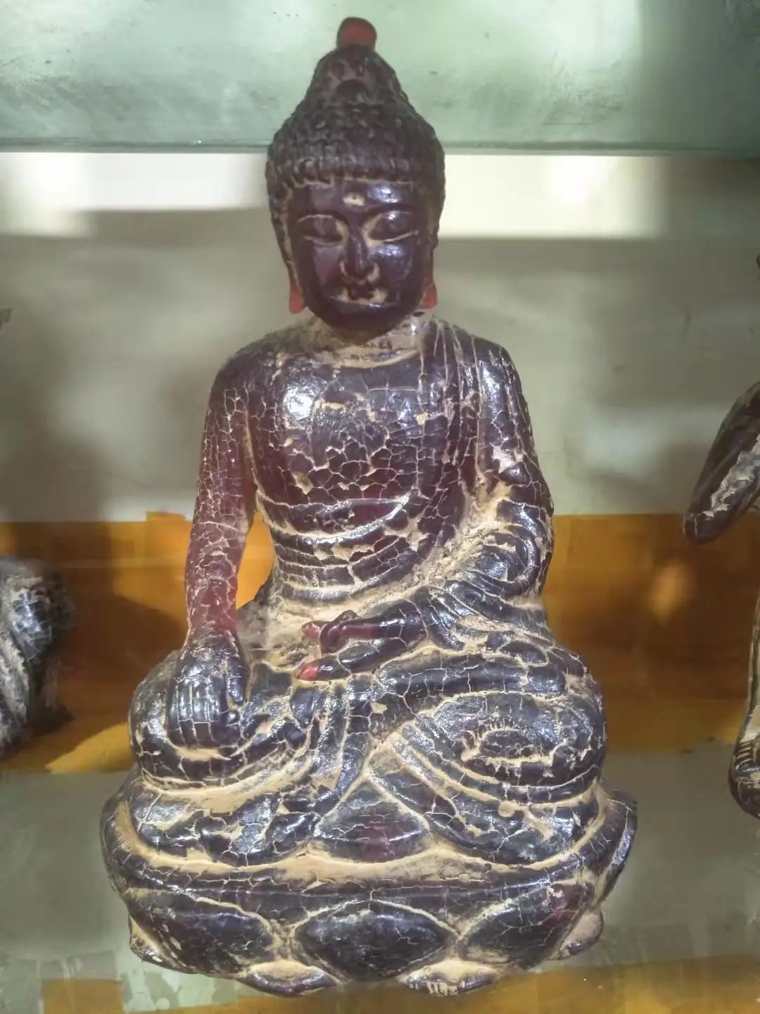

Antique old collection Antique old collection Tibet Amber Buddha statue ，02, Free Shipping, Free Shipping