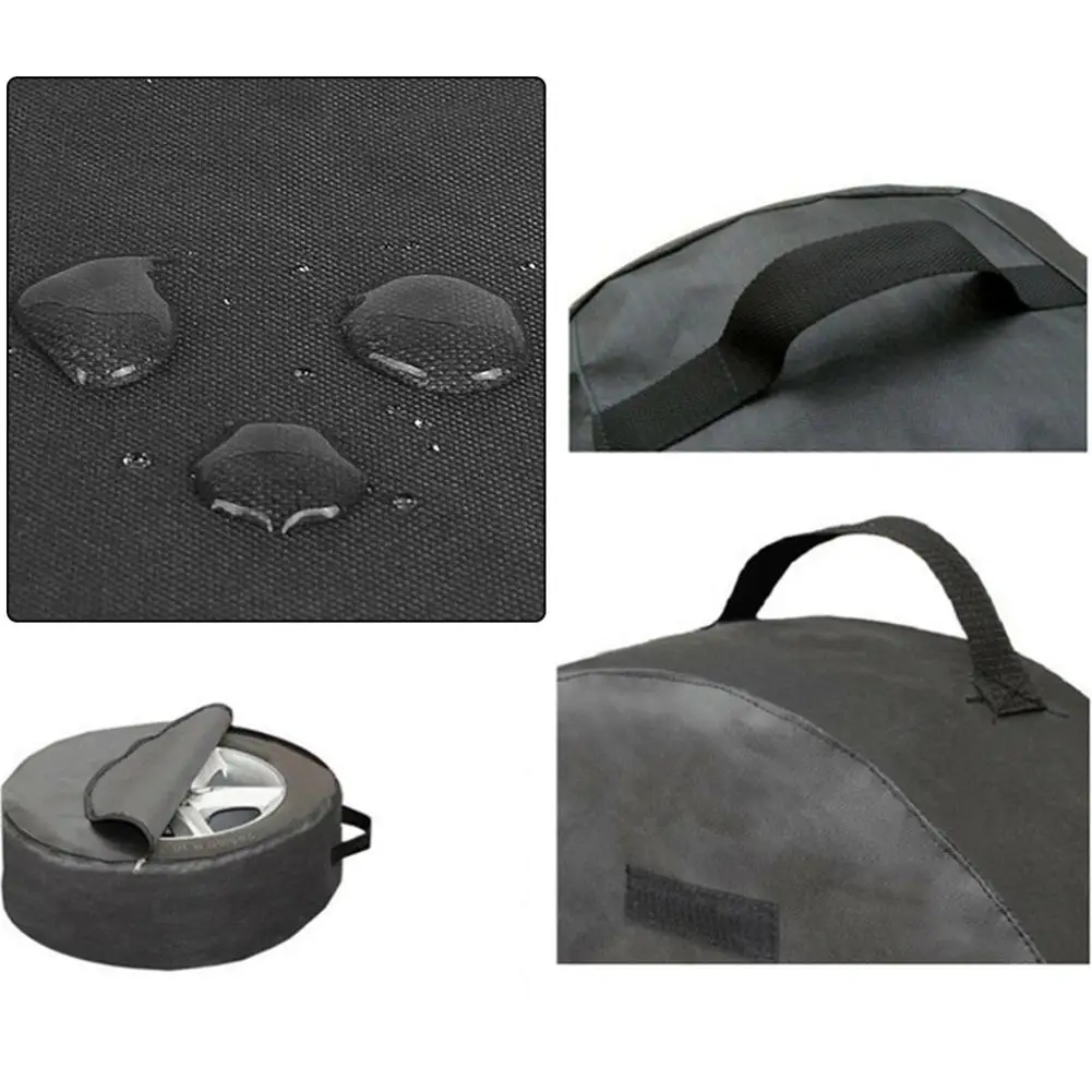 Car Tire Storage Bag Universal Car Tire Cover Case Spare Tire Wheel Bag Tyre Spare Storage Tote Portable Wheel Protectors