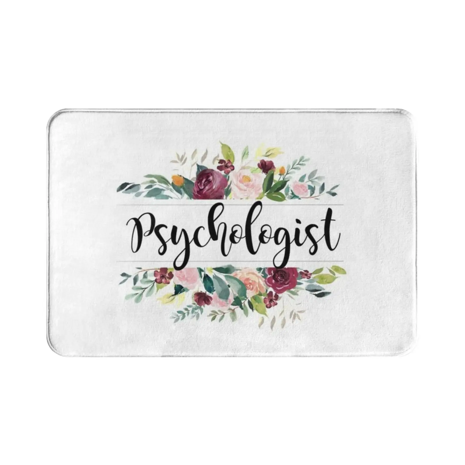 Psychologist Carpet Mat Rug Cushion Soft Non-Slip Psych Psyched Psychologist School Psych School Psychologist