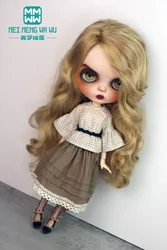 1Pcs Blyth Doll Clothes Fashion shirts, candy-colored long skirts For 28-30cm Blyth Azone OB22 OB24 Doll Accessories
