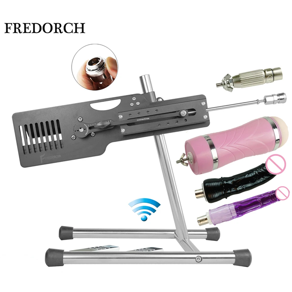 

FREDORCH Premium Sex Machine, 360 degree adjustment love machine Quiet, 120W Turbo Gear Power, Intelligent frequency conversion