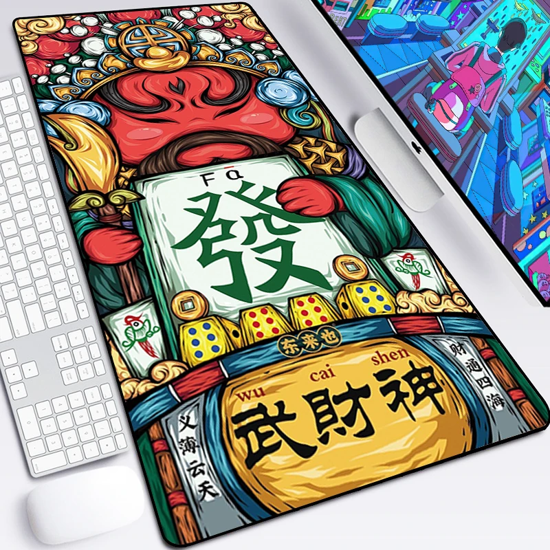 

Elements of Chinese Style Mouse Pad Anime Kawaii Table Varmilo Keyboard Desk Mat Gabinete Gamer Carpet Red Dragon Mousepad