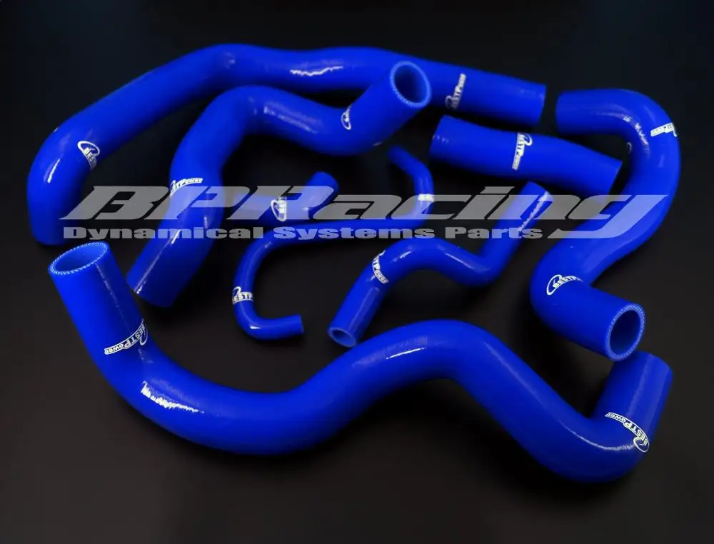 

Silicone Radiator Hose Black / Pipe For BMW MINI 1.6 Turbo R56 2006 - 2012 blue