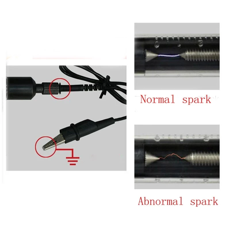 Coil Ignition System Tester Sparking Test Repair Tools Adjustable Car Spark Plug Tester Ignition Wires Coils Diagnostic Tool