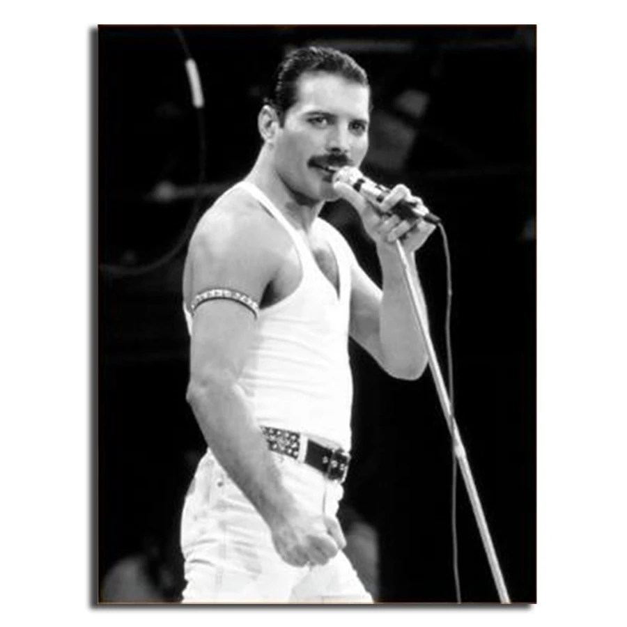 

5D DIY Diamond Painting Full Square singer rocker Embroidery Cross Stitch Rhinestones Pictures Queen Band Freddie Mercury