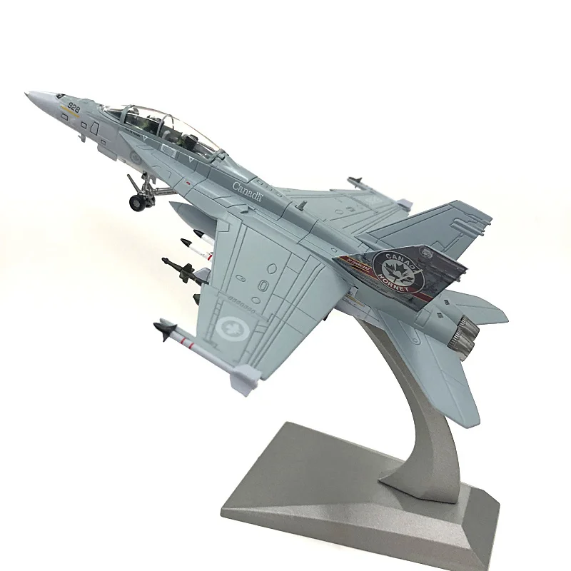 

1/100 New Special Die-casting Metal Canada F-18b Fighter F18 Simulation Model Home Display Collection Accessories Toys Children