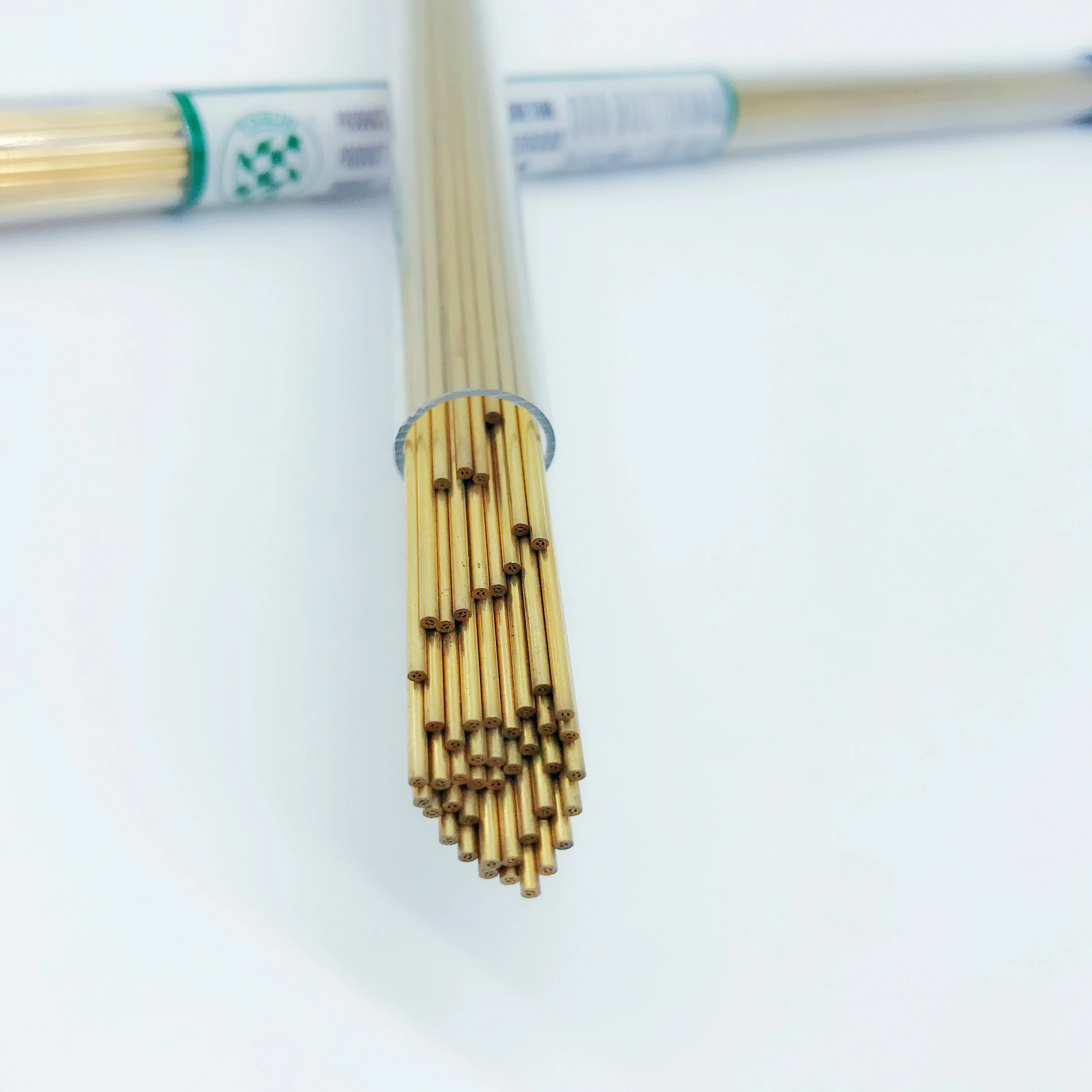 ART.230610 tubi per elettrodi in ottone Multi fori 1.0/1.1/1.2/1.3/1.4/1.5*400mm 25 pz/lotto