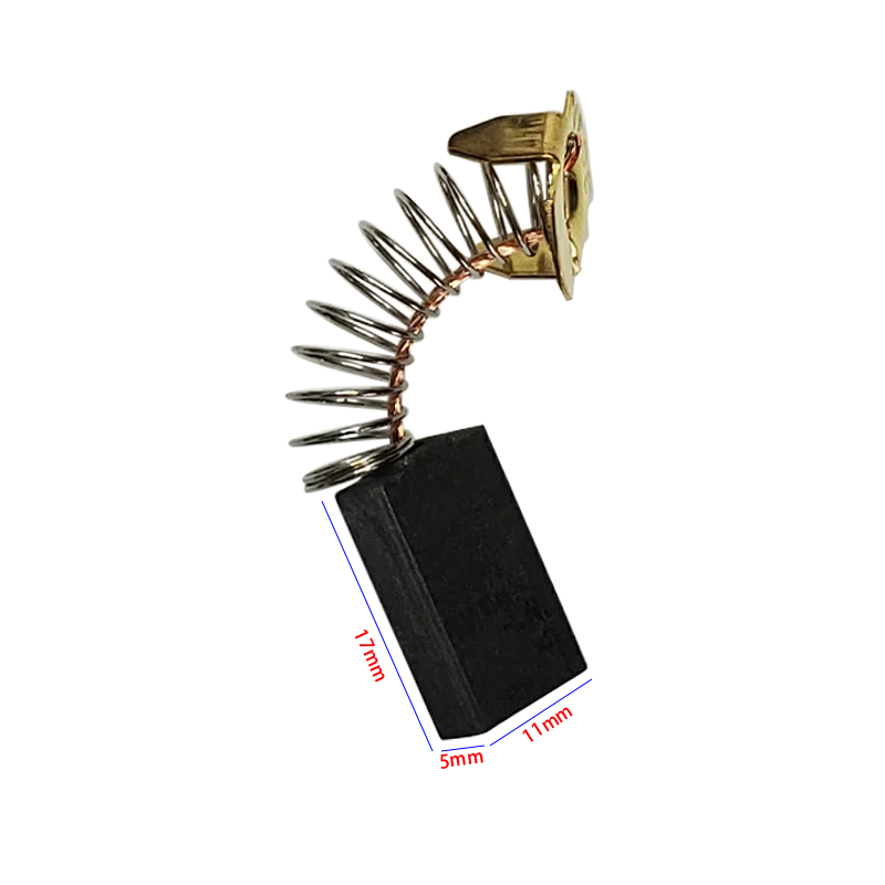 10 pz 5 × 11 × 17mm Spazzola di Carbone per Utensili Elettrici CB303 Martello Elettrico Smerigliatrice Angolare Spazzola di Grafite Makita Pezzi di Ricambio