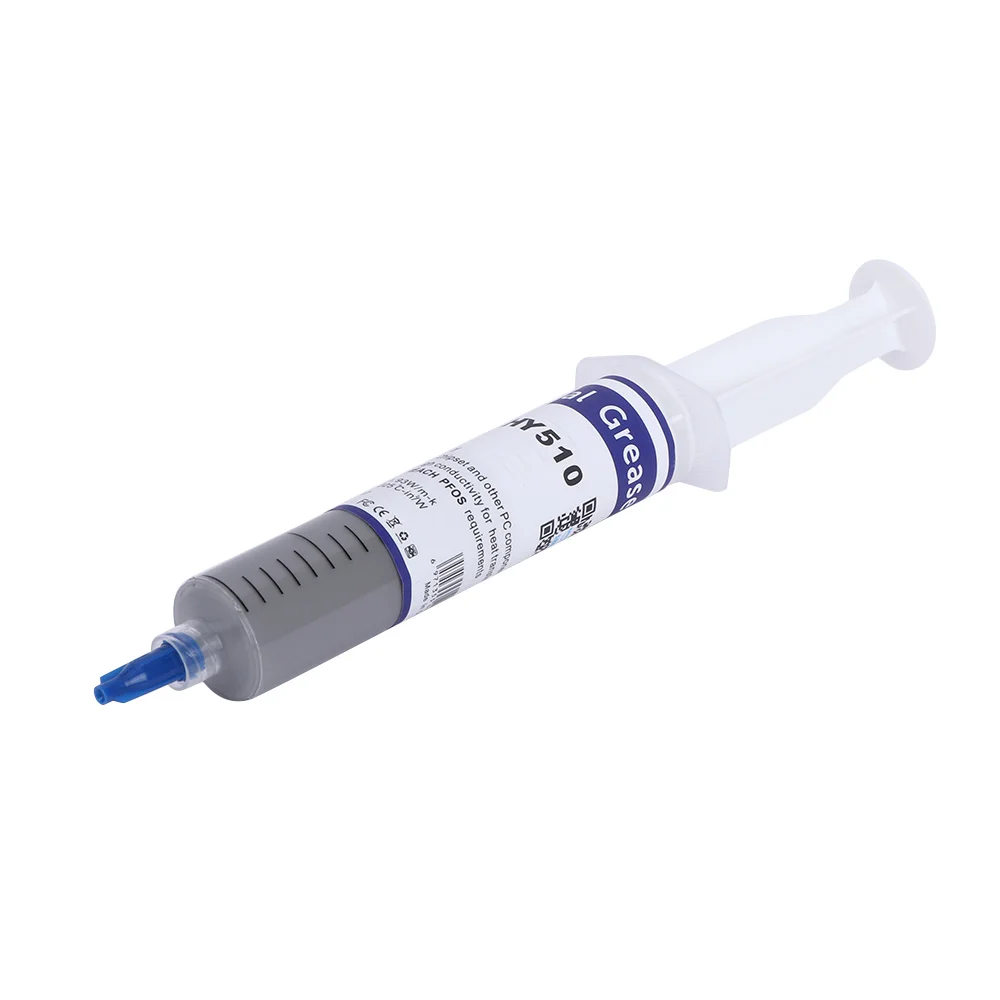 1 Pcs Hy510 30g Grey Thermal Conductive Grease Paste For CPU GPU Syringe Chipset Cooling Thermal Grease Heat Sink