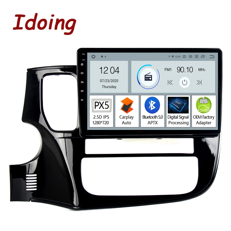 

Idoing 10.2"Android Head Unit For Mitsubishi Outlander 3 GF0W GG0W 2012-2018 Car Radio Multimedia Video Player Navigation GPS