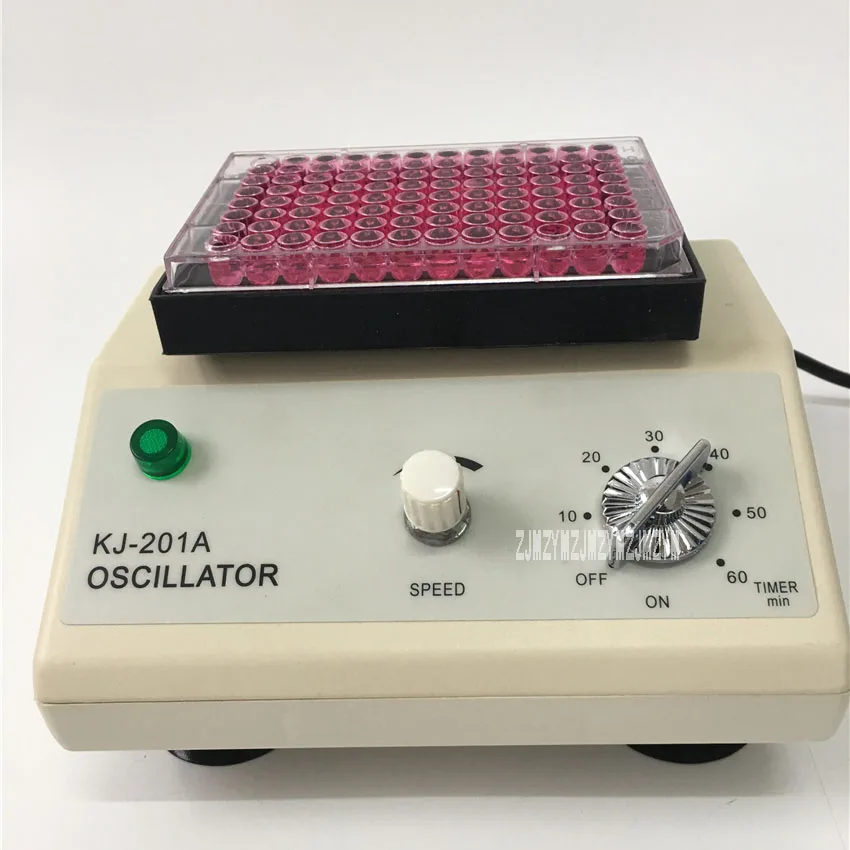 KJ-201A Micro-oscillator / Powder Oscillator Mini Lab Oscillating Mixer Laboratory Oscillator 220V 25W 0-2600rpm ( 128*86mm )