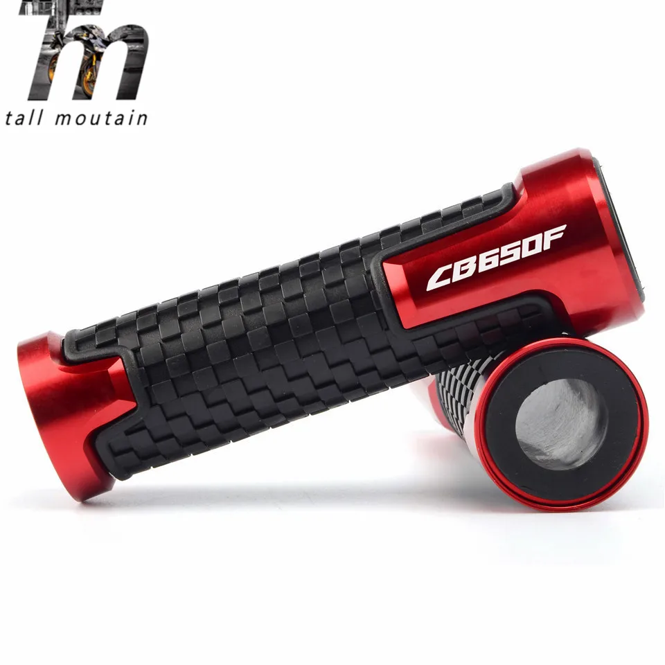 

7/8''Motorcycle Handle CAPS/Handlebar Grip CNC 22MM Universal Street Racing Moto Racing Grips parts For HONDA CB650F CB 650F