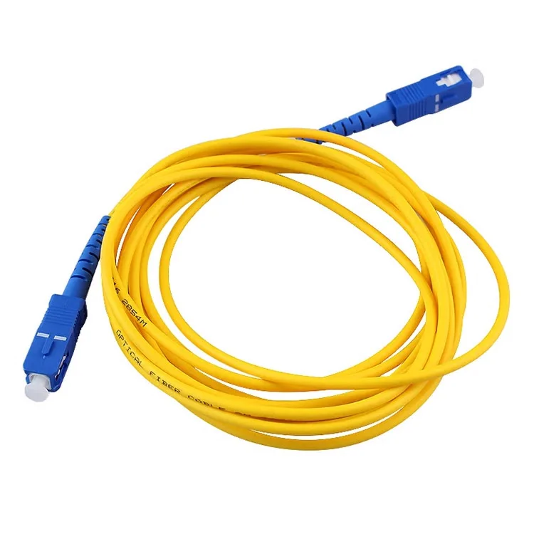 1M 3M 5M 10M 20M 30M SC to SC Fiber Patch Cord Jumper Cable SM Simplex Single Mode Optic for Network CS-CS 10TF 16FT 33FT