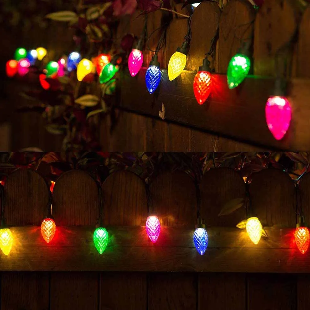 Decorazione della camera da letto del cortile del giardino dell'interno della luce della decorazione di natale della luce della stringa della fragola della stringa della luce di natale del LED
