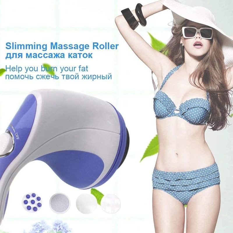 5 Headers Spin Body Massager Relax Spin Tone 3D Electric Full Body Slimming Massager Roller Cellulite Massage Smarter Device Hot