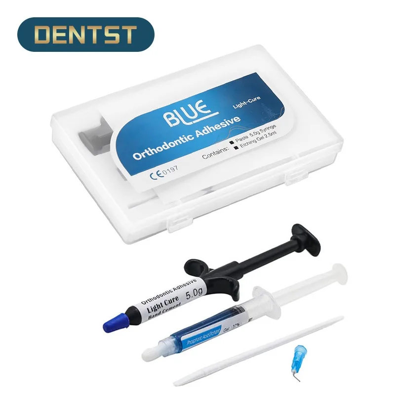 Dental Orthodontic Mini Mold Bite Ramp Forms Lingual Button Traction Hook Injection Mould Blue Adhesive Bonding Glue Brackets
