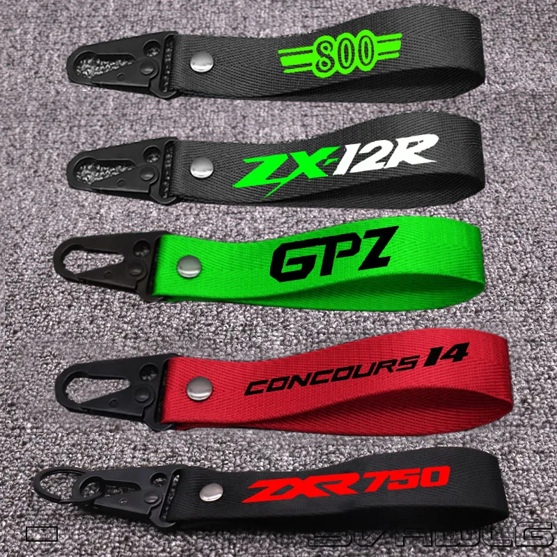 Key Holder Chain Collection Keychain for Kawasaki all GPZ/500S EX500R W800 ZX12R CONCOURS 14 ZXR750 Motorcycle Key Ring Keyring