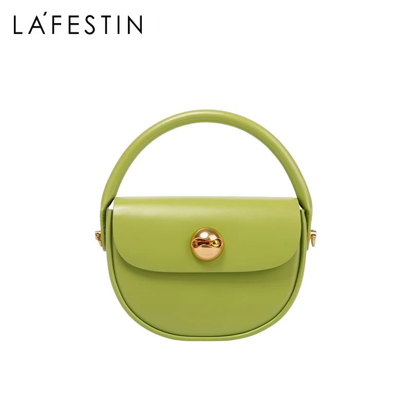 LA FESTIN-Bolso de hombro para mujer, bandolera de marca de lujo, Original, a LA moda, pequeño, redondo, diseño de tendencia, novedad de 2024