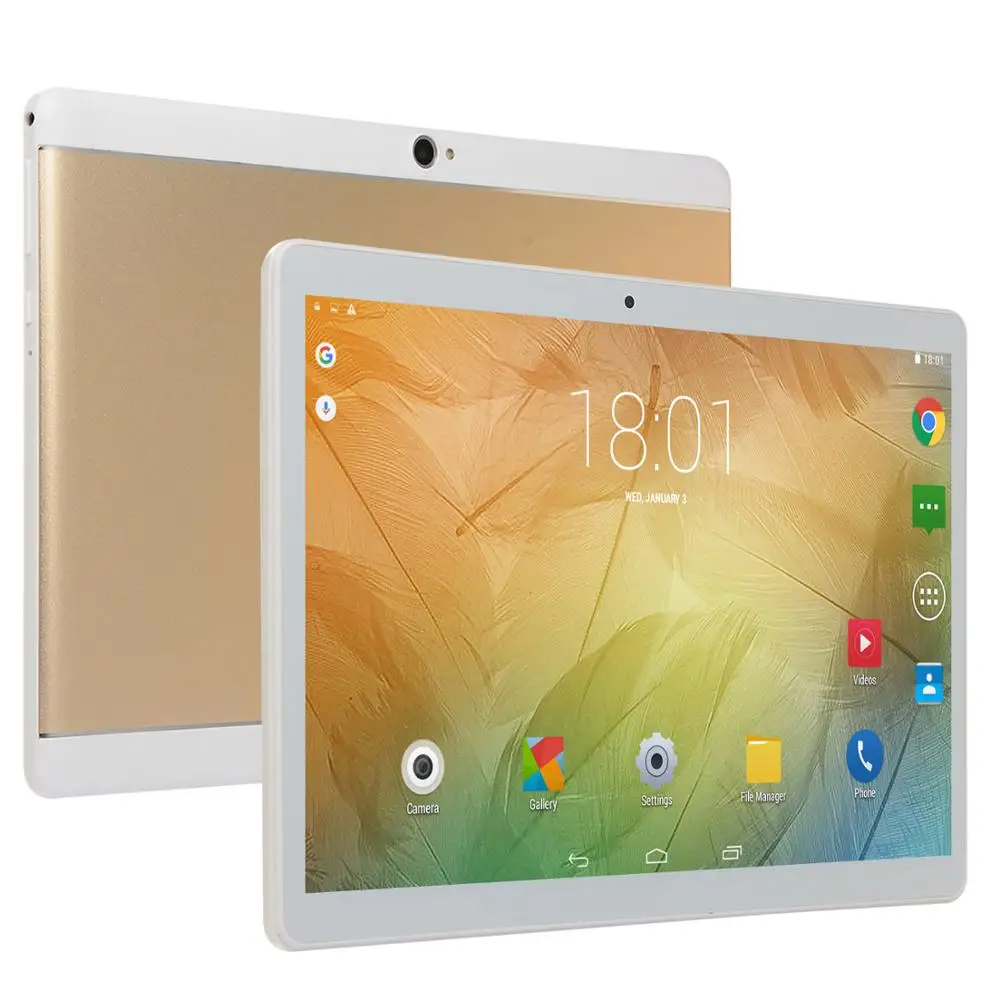 Tablet PC Baru 2 + 32GB ROM 1280*800 IPSl Kartu SIM 4G LTE FDD Tablet Wifi Bluetooth Android 10.0 10.1 Inci Octa Core Google Play