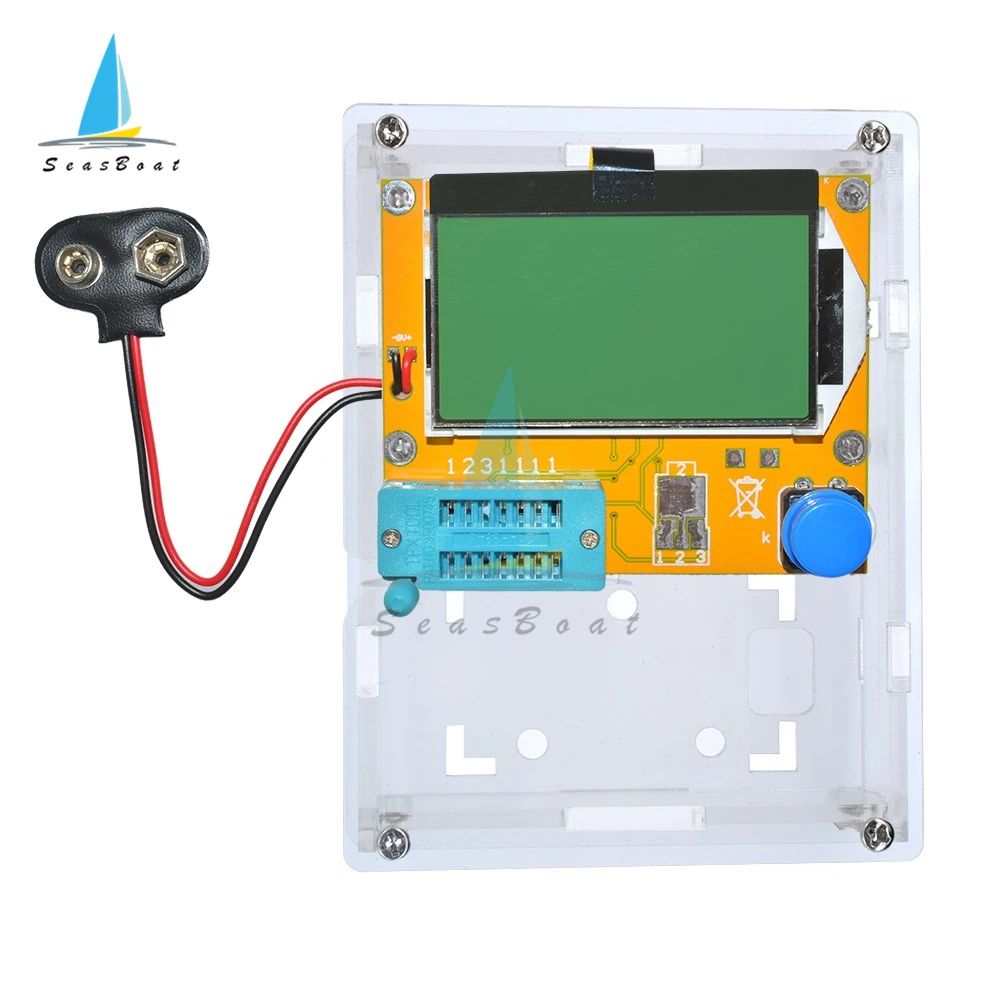 LCR-T4 ESR Meter Digital Transistor Tester for Diode Triode Capacitance SCR Inductance MOS/PNP/NPN