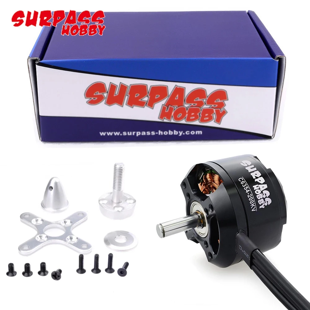 

Surpass Hobby 5320 Brushless Motor C6354 200KV 250KV for rc Airplane Toy Airpalne Aircraft Multicopter RC Plane Helicopter