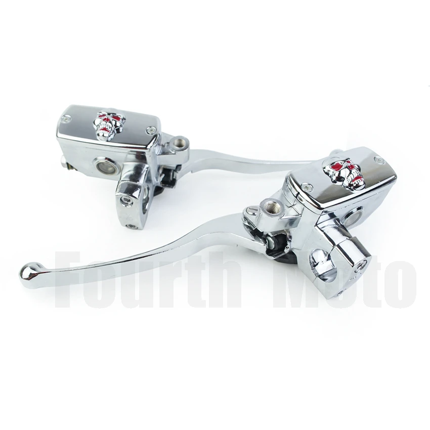 1 inch brake lever motorcycle master cylinder hydraulic clutch and Perch Cable Clutch 25mm handle for Magna SHADOW  VT