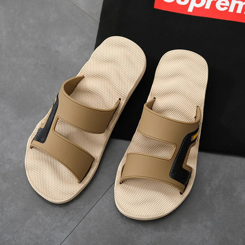 Sanzoog Men Slippers Slides Slide Slipper Summer Shoes Home Indoor House Beach Room Claquette Homme Slipers Soft EVA New 2020