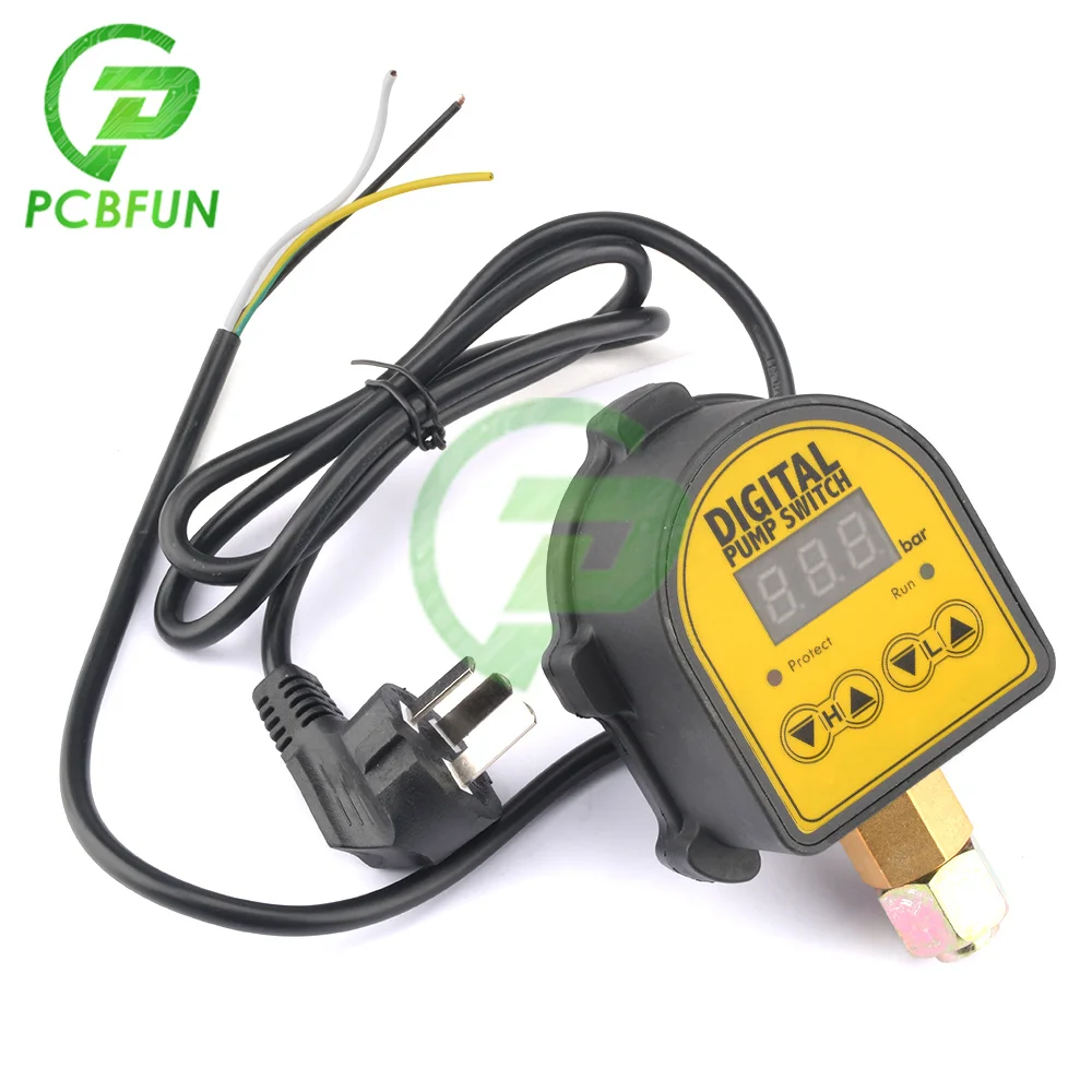 Automatic Eletronic Digital Display Pressure Controller Switch Air Pump Water Oil Compressor Pressure Switch for Water Pump