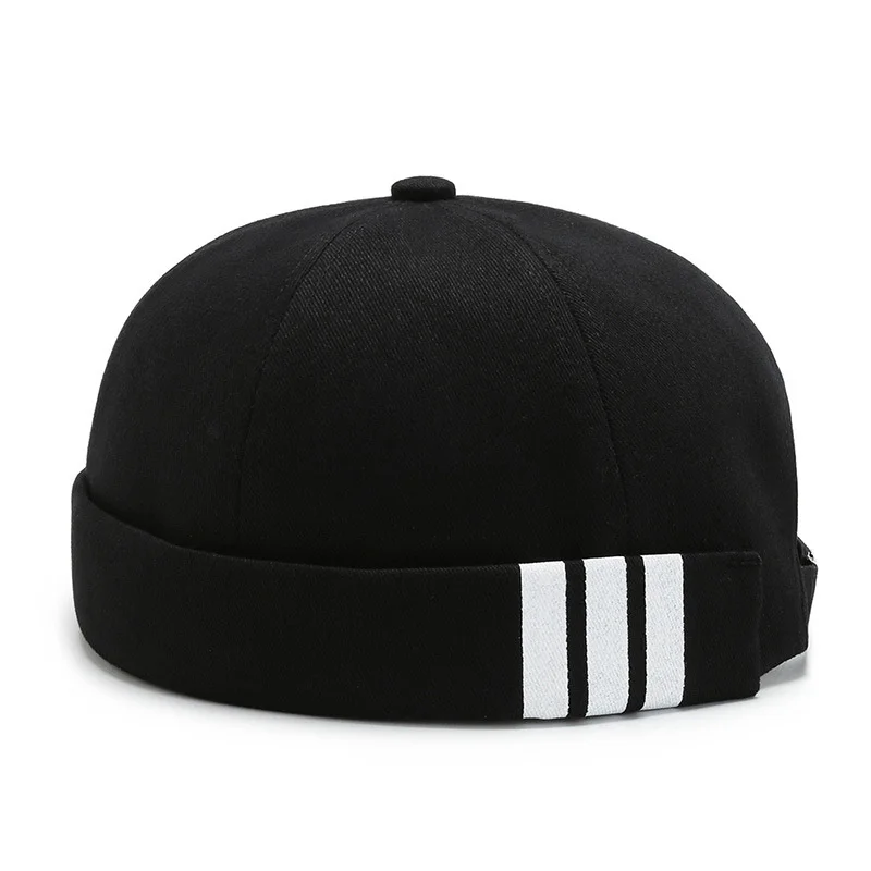 Street Casual Watch Hats Beanie Sailor Cap Daily Cap Beanie Ski Skull Cap Cotton Docker Cap Brimless Harbour Hat Strapback Cap