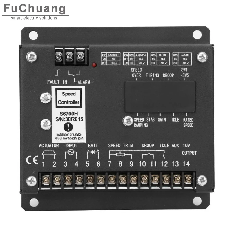 

Speed Governor S6700H Power Generator controller adjust diesel engine actuator motor regulator brushless generating