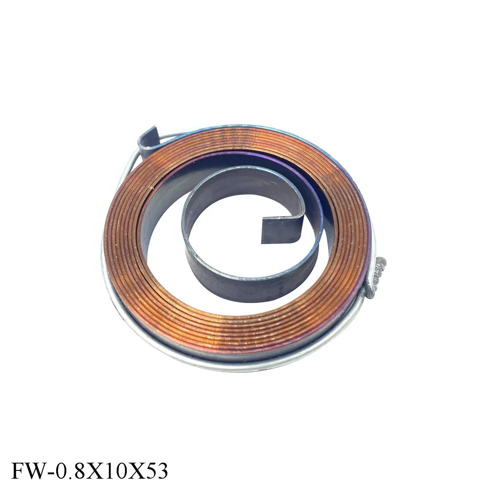 customized steel ribbon coil volute spiral flat  spring spring,constant force spring