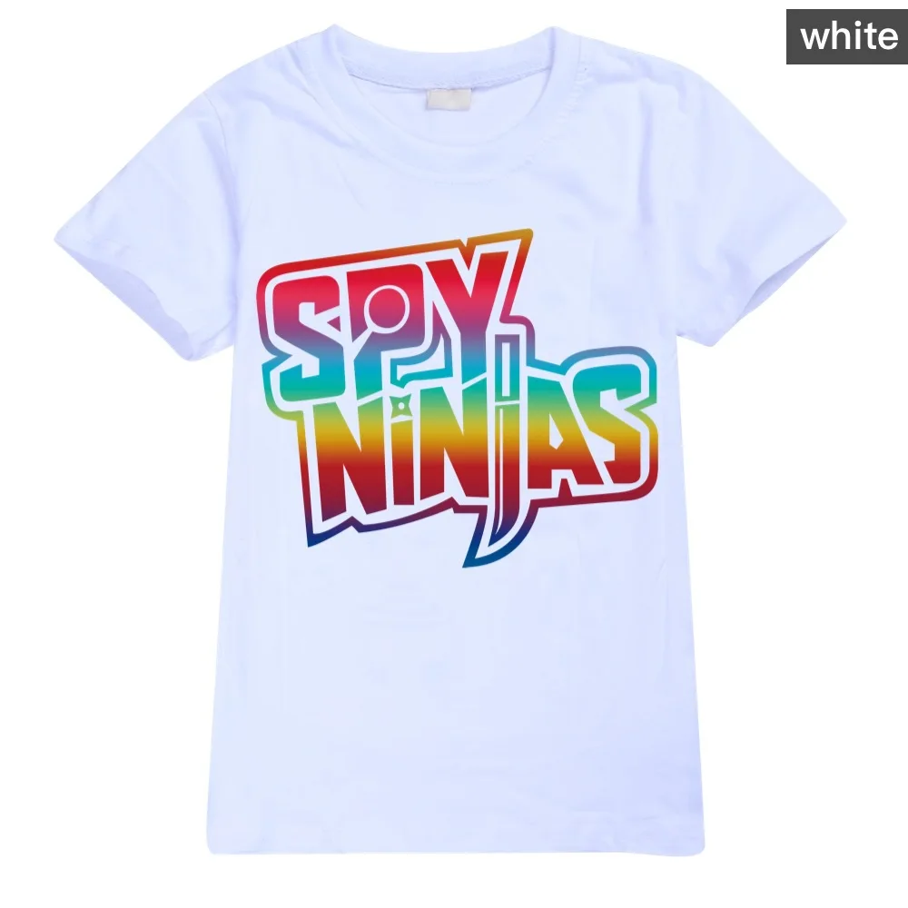 Summer SPY NINJA Kids T-Shirt Children Cartoon Anime Boys T Shirt Toddler Girls Short Sleeves Tshirt O-Neck Tee Tops