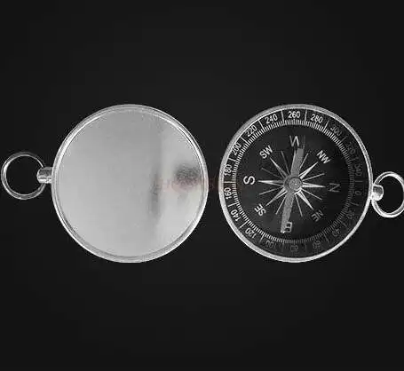 High Quality Metal Aluminum Alloy Key Ring 4cm Portable Chinese And English