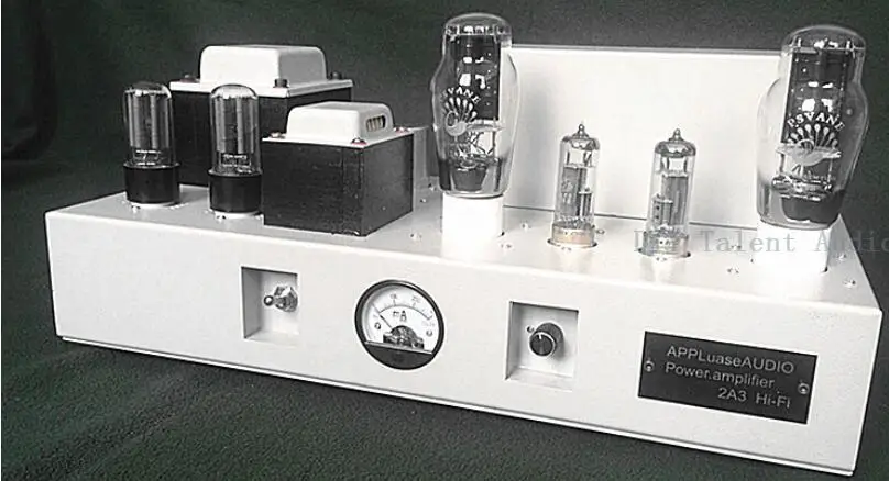 American West Electric master HI-FI series 2A3 Class A single-ended tube power amplifier power 3.5W+3.5W, distortion less 5%