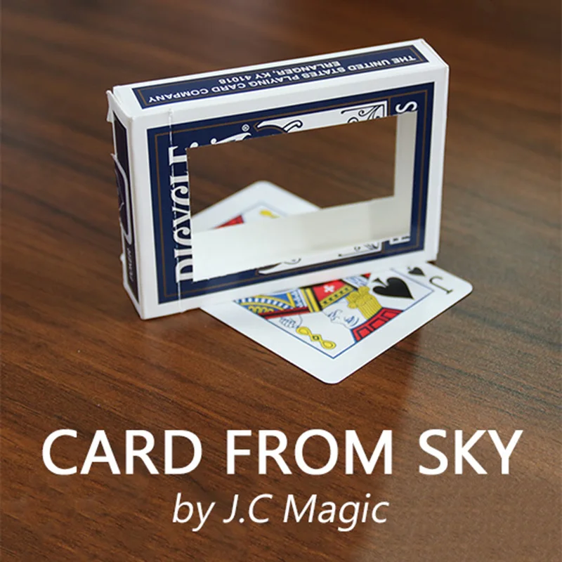 New Arrival Card from Sky by J.C Magic Illusions Close Up Magic Tricks Beginner Gimmick Street